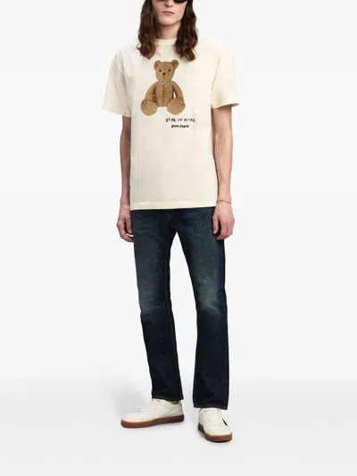 Shop Palm Angels Bear In Mind T Shirt