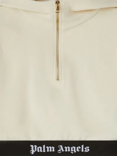 Palm Angels Cropped Hooded Sweatshirt