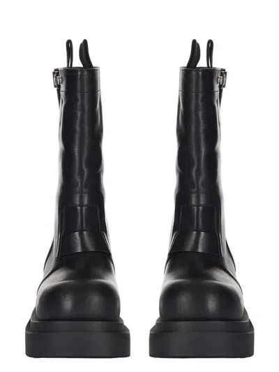 Shop Rick Owens Mid Calf Light Boots.