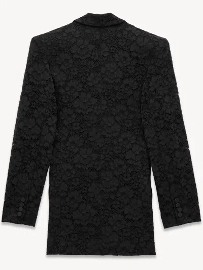 Saint Laurent Double-breasted Jacket In Wool