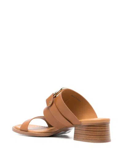 See By Chloé 45mm Ring-detail Leather Mules