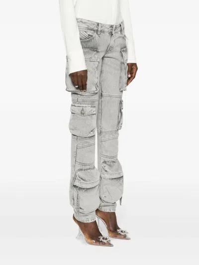 Shop Attico The  Straight Essie Jeans With Low Waist