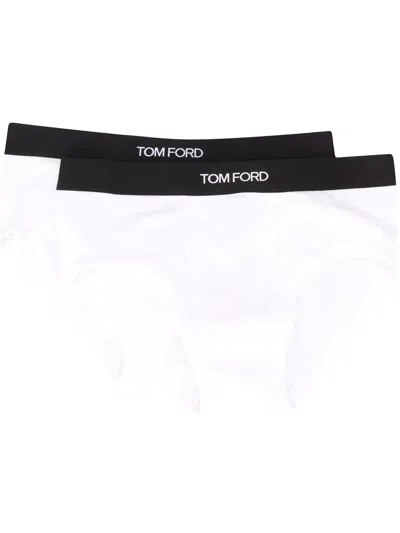 Shop Tom Ford Briefs With Logo Band