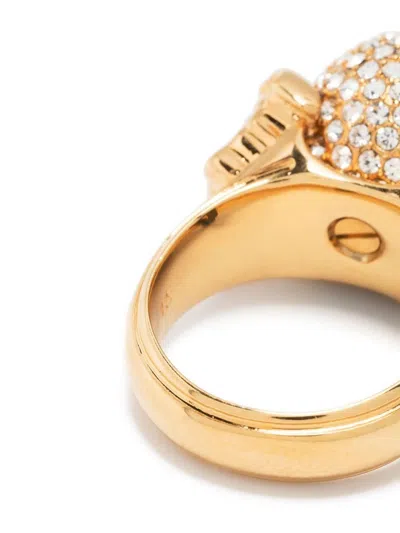 Versace Fashion Metal Ring With Rhinestones Accessories