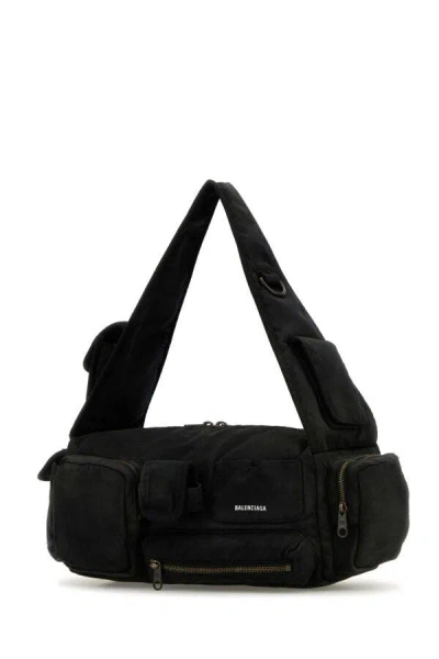 Balenciaga Superbusy Sling S Leather Bag In Black