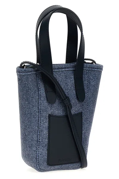 Jw Anderson J.w.anderson 'mini Belt' Shopping Bag In Blue