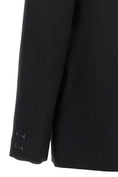 Maison Margiela Double-breasted Blazer Blazer And Suits Black In Black
