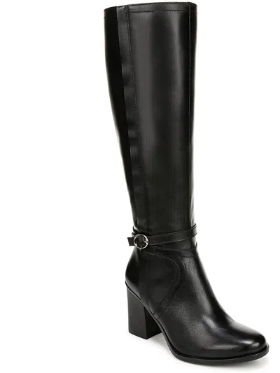 Naturalizer Kamila Block Heel Boot In Black