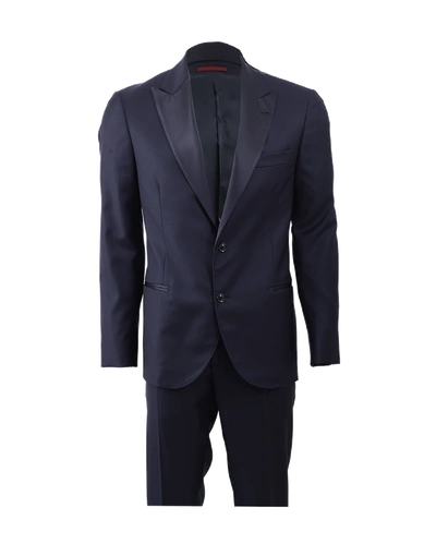 Brunello Cucinelli Tuxedo Suit In Navy