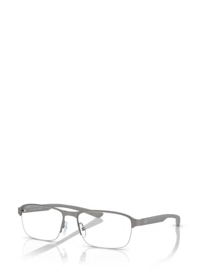 Shop Armani Exchange Eyeglasses In Silver