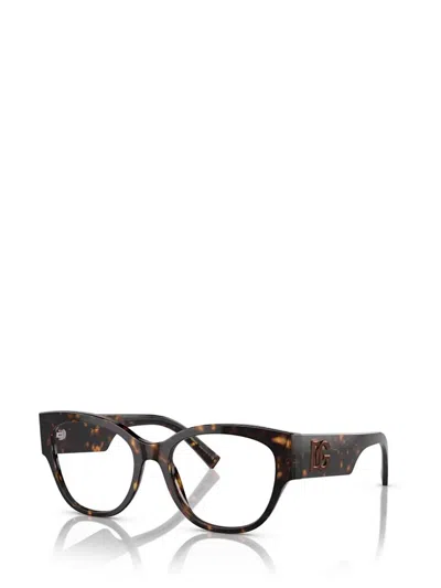 Shop Dolce & Gabbana Eyewear Eyeglasses In Brown