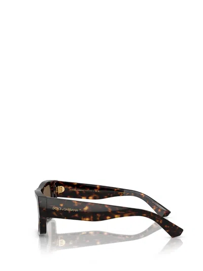 Shop Dolce & Gabbana Eyewear Sunglasses In Brown