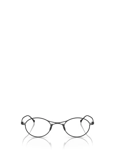 Shop Giorgio Armani Eyeglasses In Matte Black