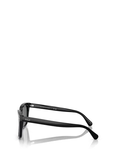 Shop Polo Ralph Lauren Sunglasses In Shiny Black