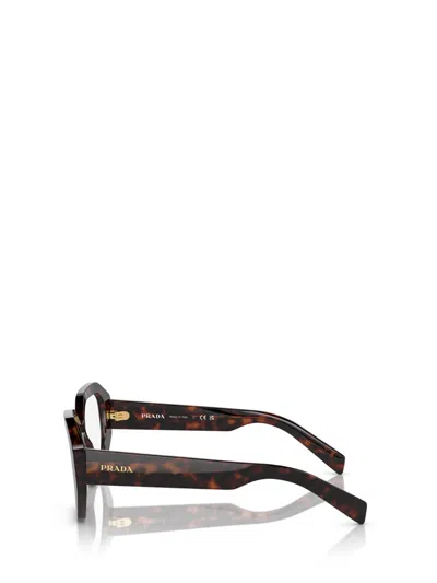 Shop Prada Eyewear Eyeglasses In Brown