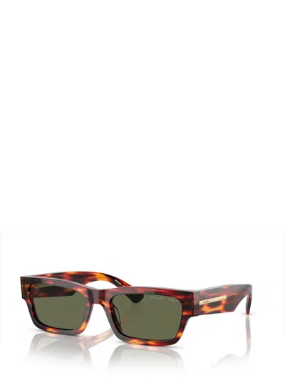 Shop Prada Eyewear Sunglasses In Red/black Havana