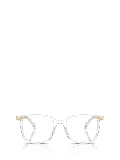 Shop Ralph Lauren Eyeglasses In Shiny Transparent Crystal