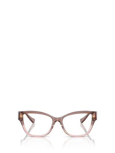 Shop Versace Eyewear Eyeglasses In Pink Transparent