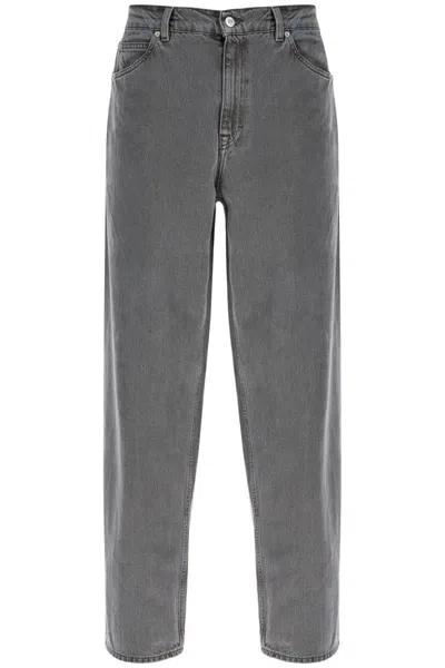 Shop Our Legacy Wide Leg Denim Jeans In Grey