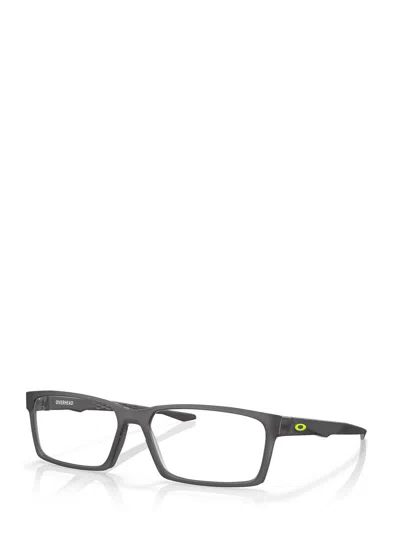 Shop Oakley Eyeglasses In Satin Grey Smoke