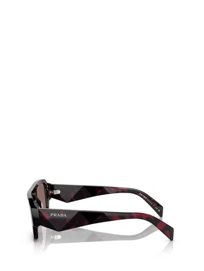 Prada Eyewear Square Frame Sunglasses In Briar Tortoise