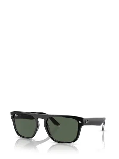 Shop Ray Ban Ray-ban Sunglasses In Black Transparent