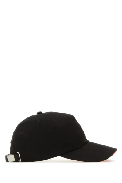 Alexander Mcqueen Logo Embroidered Baseball Cap In Black