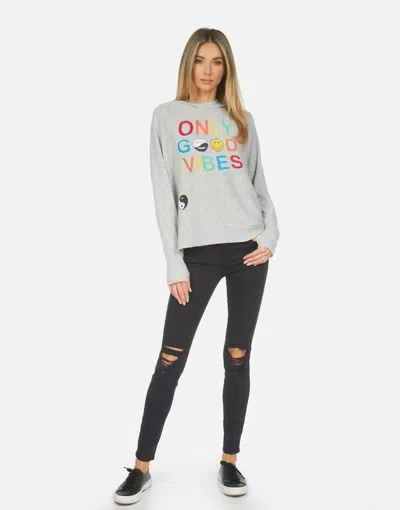 Lauren Moshi X Namiko X Only Good Vibes In Heather Grey