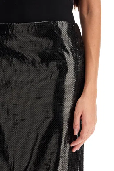 Shop Alexander Mcqueen Silk Tarpaulin Skirt