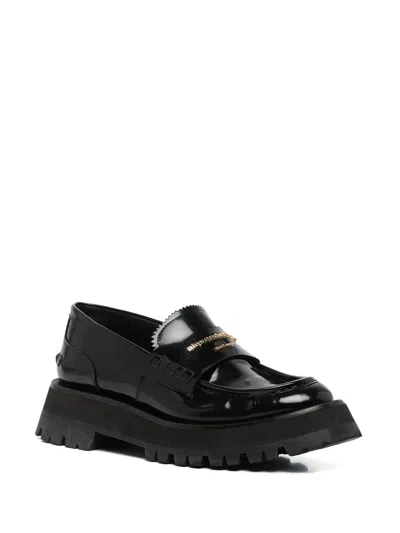 Alexander Wang Carter Logo Leather Loafer