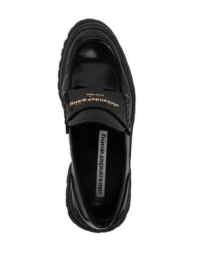 Alexander Wang Carter Logo Leather Loafer