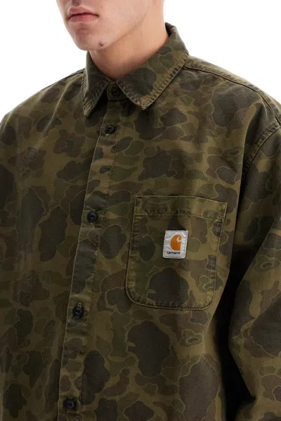 Shop Carhartt Wip "canvas Duck Overshirt