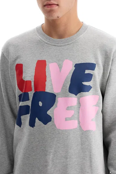Comme Des Garçons Shirt Live Free Hooded Sweat
