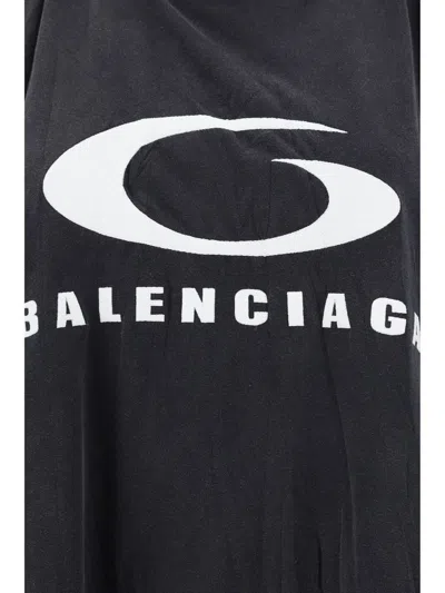 Shop Balenciaga Dresses In Faded Washed Black