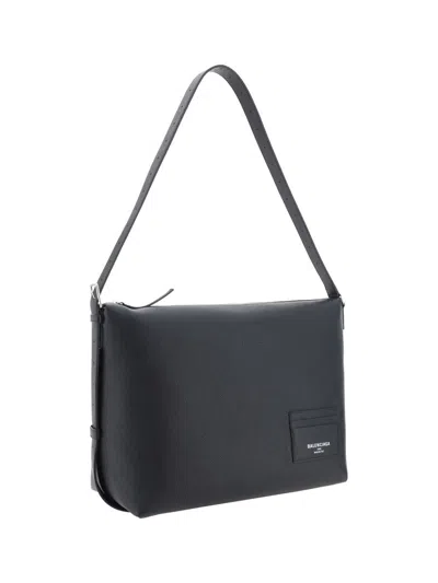 Shop Balenciaga Shoulder Bags In Black