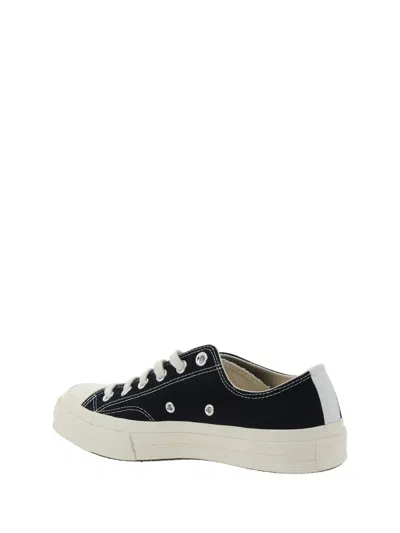 Comme Des Garçons Play X Converse Comme Des Garcons Play X Converse Sneakers In Black