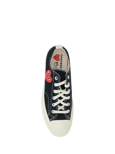 Comme Des Garçons Play X Converse Comme Des Garcons Play X Converse Sneakers In Black