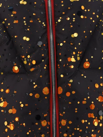 Khrisjoy Down Sequinned Puffer Jacket In Multicolour