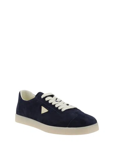 Shop Prada Sneakers In Blue