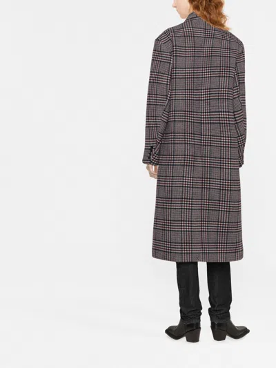 Isabel Marant Lexana Check-motif Double-breasted Coat
