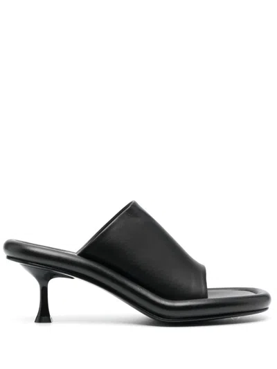 Jw Anderson Black Bumper Tube Sandals