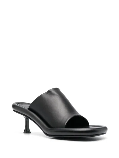 Jw Anderson Black Bumper Tube Sandals