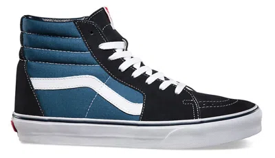 Vans Sk8-hi Vn000d51nvy Sneakers Mens Us 5.5 Navy Leather Skate Shoes Gbnc469 In Multi
