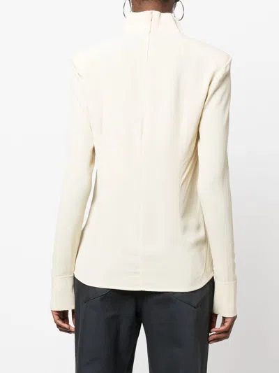 Veronique Leroy Véronique Leroy High Neck Zipped Long Sleeves Top