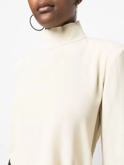 Veronique Leroy Véronique Leroy High Neck Zipped Long Sleeves Top