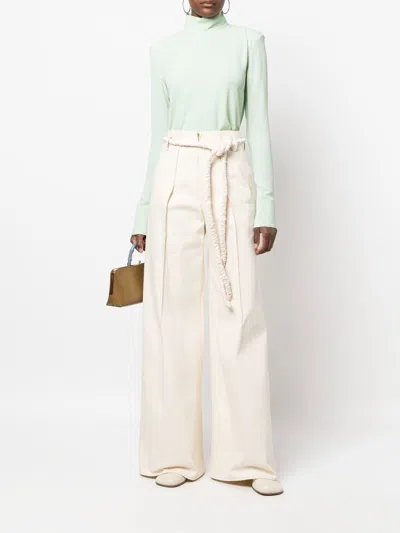 Veronique Leroy Véronique Leroy High Neck Zipped Long Sleeves Top