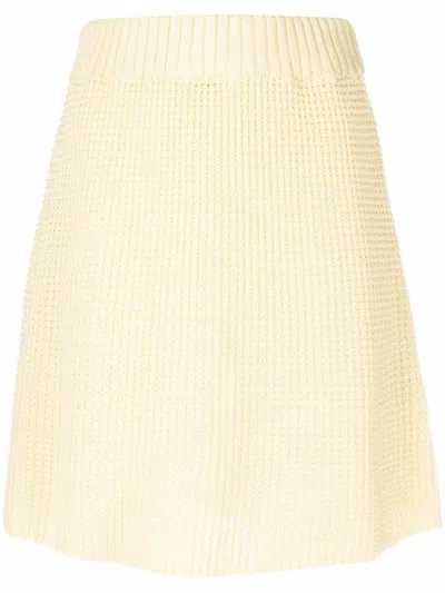 Rodebjer Elasticated-waist Organic-cotton Knitted Skirt