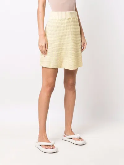 Rodebjer Elasticated-waist Organic-cotton Knitted Skirt