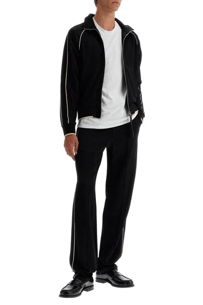 Shop Tom Ford "v Neck Viscose Zip Up