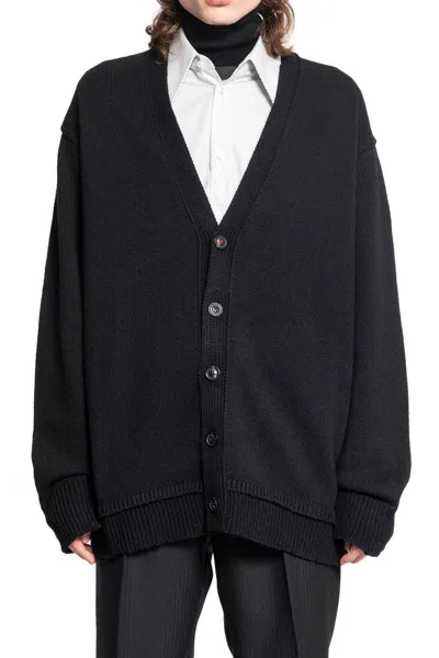 Shop Maison Margiela Cardigan In Black